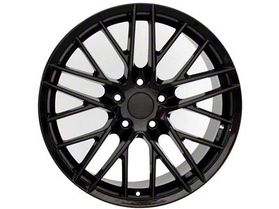 Corvette 19 X 10 C6 ZR1 Reproduction Wheel, SaBlack, 1988-2013