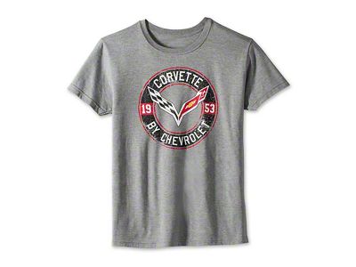 Corvette 1953 Heather Gray Tee