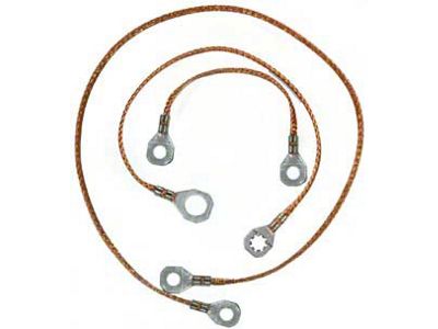 Corvette 1981-1982 Lectric Limited Radio Ground Strap Kit Without Power Antenna