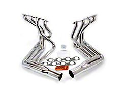 2-1/8-Inch 4-Tube Full Length Sidemount Headers; Chrome (63-82 Big Block V8 Corvette C2 & C3)