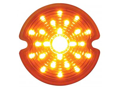 25-LED Front Parking Light; Amber (53-62 Corvette C1)