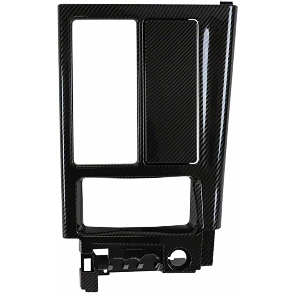 CA Ecklers Center Console Shifter Plate; Carbon Fiber Finish