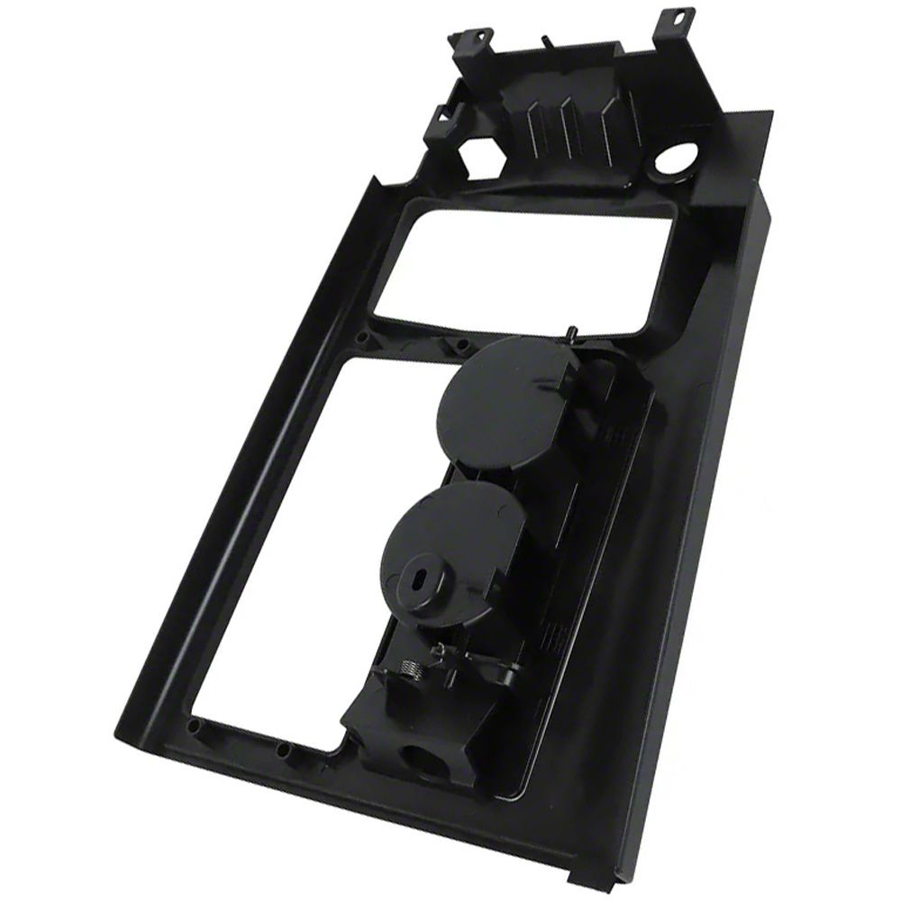 Ecklers 6-Speed Console Shift Plate; Black Rubber Coated (94-96