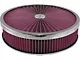 Corvette Air Cleaner Assembly Super Flow 14 With Chrome Edge Lid