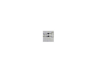 Aluminized Steel Dual Exhaust System with Turbo Muffler and Universal Clamp/Hanger Kit (1956 Corvette C1)