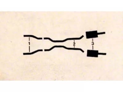 Aluminized Steel Dual Exhaust System with Turbo Muffler (1974 350 V8 Corvette C3 w/ HiPo Engine)