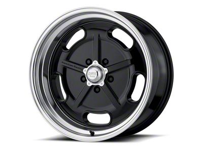 Corvette American Racing Salt Flat Gloss Black W/ Diamond Cut Lip Wheel,17X7