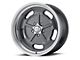 Corvette American Racing Salt Flat Mag Gray W/ Diamond Cut Lip Wheel,17X7