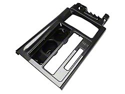 Automatic Console Shift Plate; Black Carbon Fiber Look (94-96 Corvette C4)