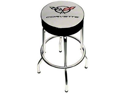 Corvette Bar Stool C5 Logo