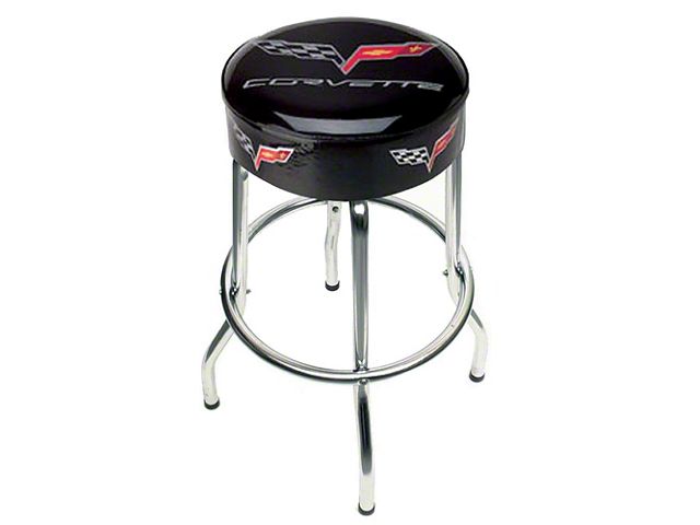 Corvette Bar Stool With C6 Logo