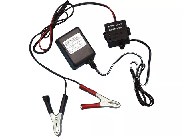 Corvette Battery Storage Float Charger, 12 Volt, Automatic