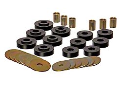 Body Mount Set; Black (63-69 Corvette C2 & C3 Coupe)