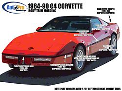 Body Trim Molding Kit (85-90 Corvette C4)