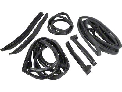 Body Weatherstrip Kit; Imported (73-Early 77 Corvette C3 Coupe)