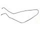 Corvette Brake Line, Front To Rear, For Cars With Power Brakes, Steel, 1965