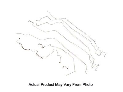 Corvette Brake Line Kit, Stainless Steel, 1990-1998