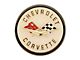 Corvette C1 Emblem Metal Sign 12 X 12