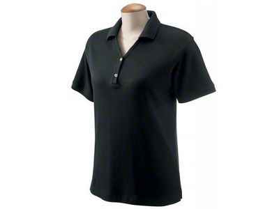 Corvette C3 1968 Women's Custom Embroidered Pima Cotton Polo, Black