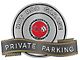 Corvette C3 Sunburst Emblem Hot Rod Garage Private Parking Metal Sign 18 X 14