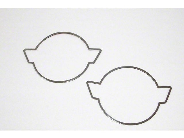 Corvette C4 Emblem Trim Rings, Front & Rear, 1984 - 1996