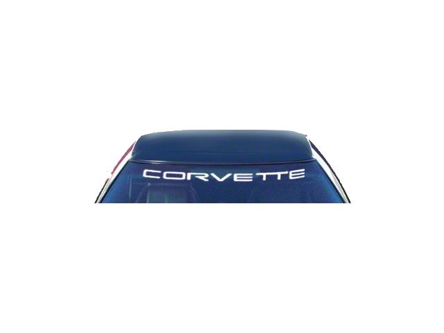 Corvette C4 Windshield Banner Decal, 1984-1996