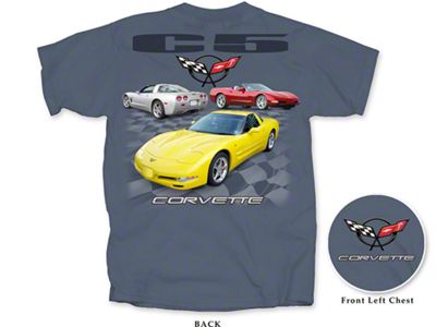 Corvette C5 T-Shirt, Grey