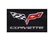 Corvette C6 2005-2013 Women's Custom Embroidered Pima Cotton Polo, Black