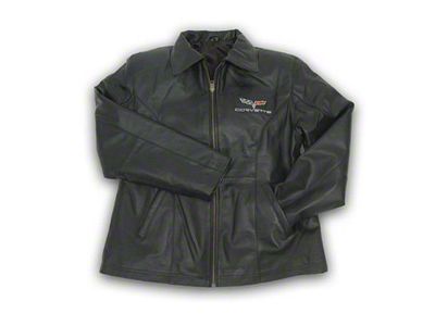 Corvette C6 Lambskin Race Jacket, Women's, Black