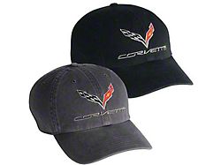 Corvette C7 Cap, Premium Garment Washed
