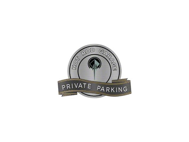 Corvette C7 Stingray Emblem Hot Rod Garage Private Parking Metal Sign, 18 X 14