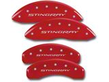Corvette Caliper Cover Set With Engraved Stingray Script, 2014-2019