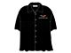 Corvette Camp Shirt, David Carey Design, C6 Logo, Black