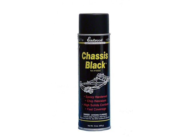 Corvette Chassis Paint, Satin Black, Spray