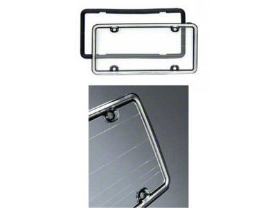 Corvette Clean Plate License Frame Chrome Altec