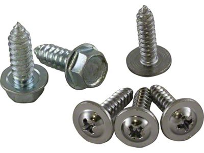 Convertible Quarter Trim Panel Screws, 1963-1967 (Sting Ray Convertible)