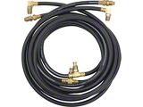 Convertible Top Hydraulic Hose Set; Black Rubber (55-61 Corvette C1)