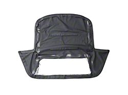 Convertible Top with Plastic Window; Black (86-93 Corvette C4 Convertible)
