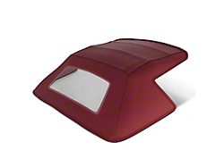 Convertible Top with Plastic Window; Bordeaux Red (86-93 Corvette C4 Convertible)