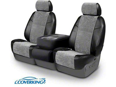 Corvette Coverking Alcantara Suede Seat Covers, Without Should Belt Cut-Outs, 1970-1975