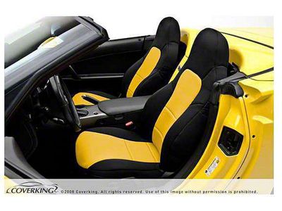 Corvette Coverking Neoprene Seat Covers, Without Shoulder Belt Cut-Out , 1978