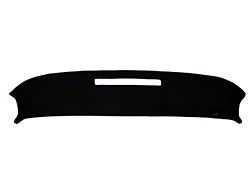 Custom Fit Dash Cover; Brushed Suede Black (68-72 Corvette C3)