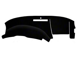Custom Fit Dash Cover; Brushed Suede Charcoal (94-96 Corvette C4)