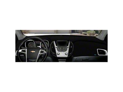 Custom Fit Dash Cover; Carpet Black (1967 Corvette C2 w/o A/C)