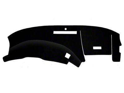Custom Fit Dash Cover; Dashtex Charcoal (90-93 Corvette C4)