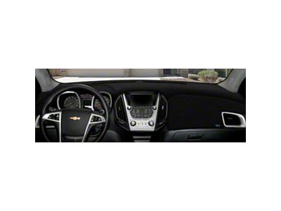 Custom Fit Dash Cover; Sedona Suede Charcoal (1967 Corvette C2 w/o A/C)