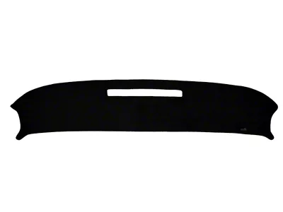 Custom Fit Dash Cover; Velour Black (68-72 Corvette C3)