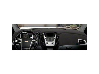 Custom Fit Dash Cover; Velour Black (1967 Corvette C2 w/o A/C)