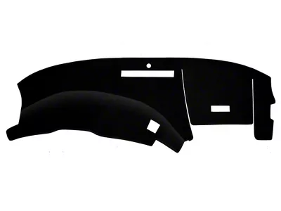Custom Fit Dash Cover; Velour Charcoal (90-93 Corvette C4)