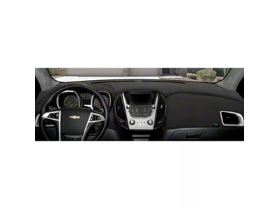Custom Fit Dash Cover; Velour Charcoal (1967 Corvette C2 w/ A/C)